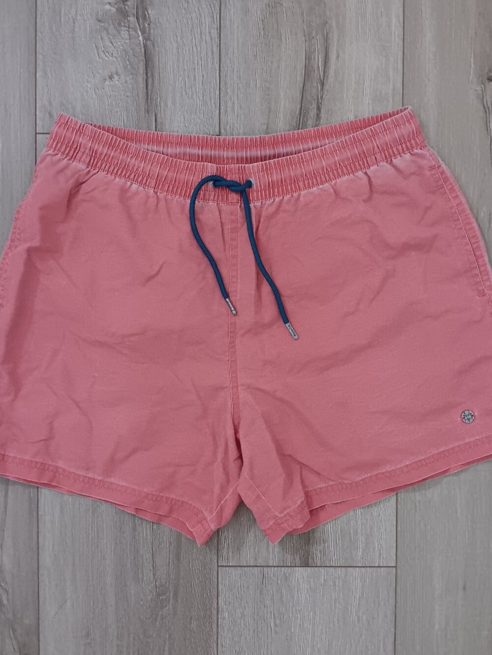 🔥4 for $20🔥Massimo Dutti Men's Swim Shorts Size M Coral Solid Beach Trunks